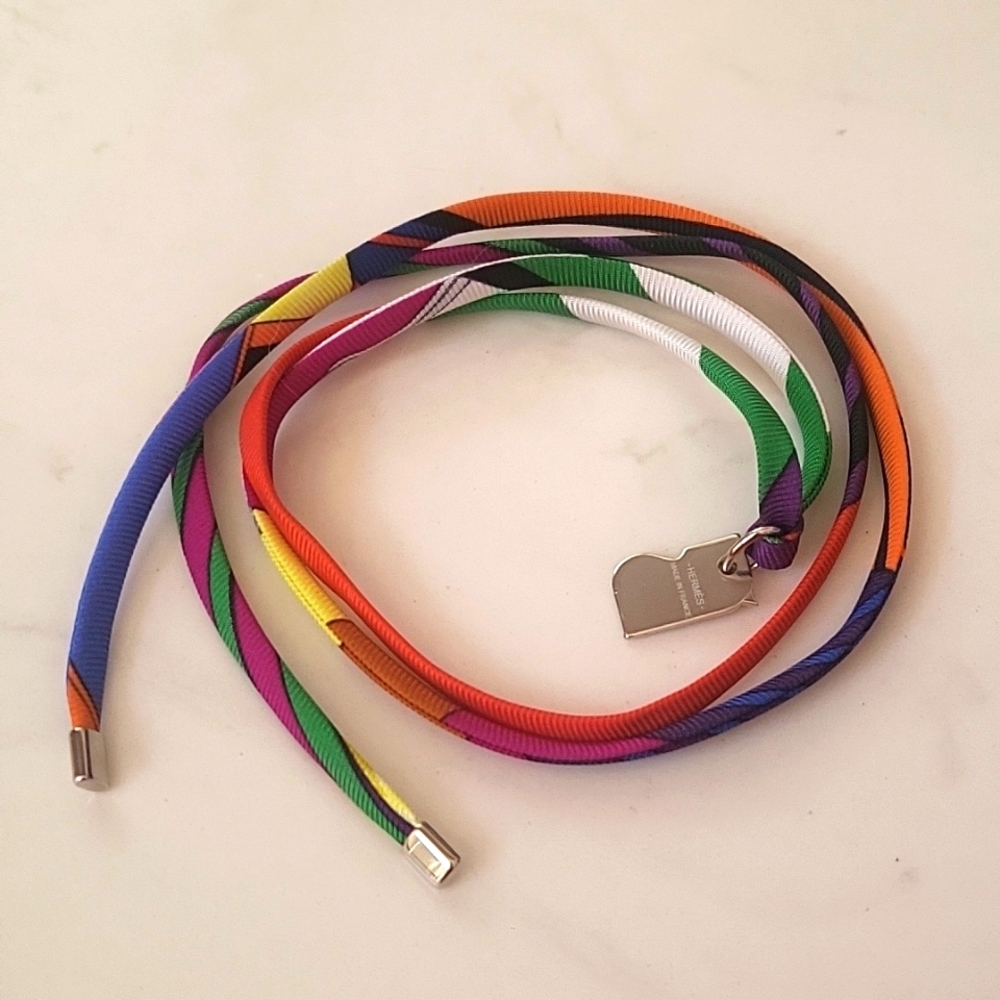 Hermes  Silk Bracelet,Choker,Necklace